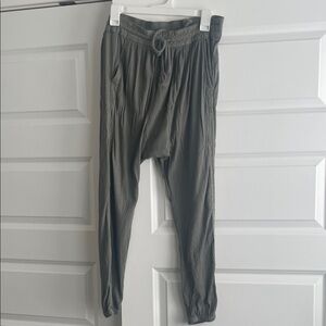 Aerie Olive Green Jogger Pants